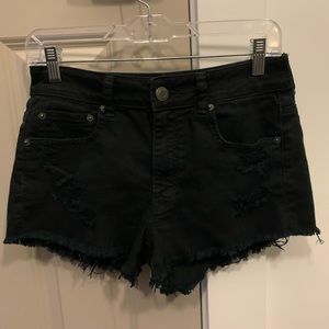 Black American Eagle Shorts.